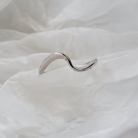silver925 wave ring