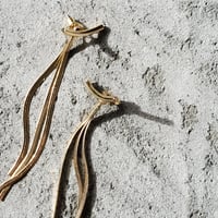 backsnakechain gold pierce
