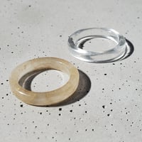slim clear ring