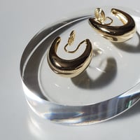 drop hoop earring