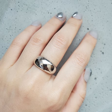 silver925 simple ring