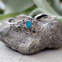 S925 Stone toe ring