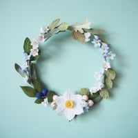 オーダーメイド　スズランと小花たちのリース