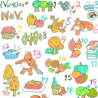 2023年11月の日付シート