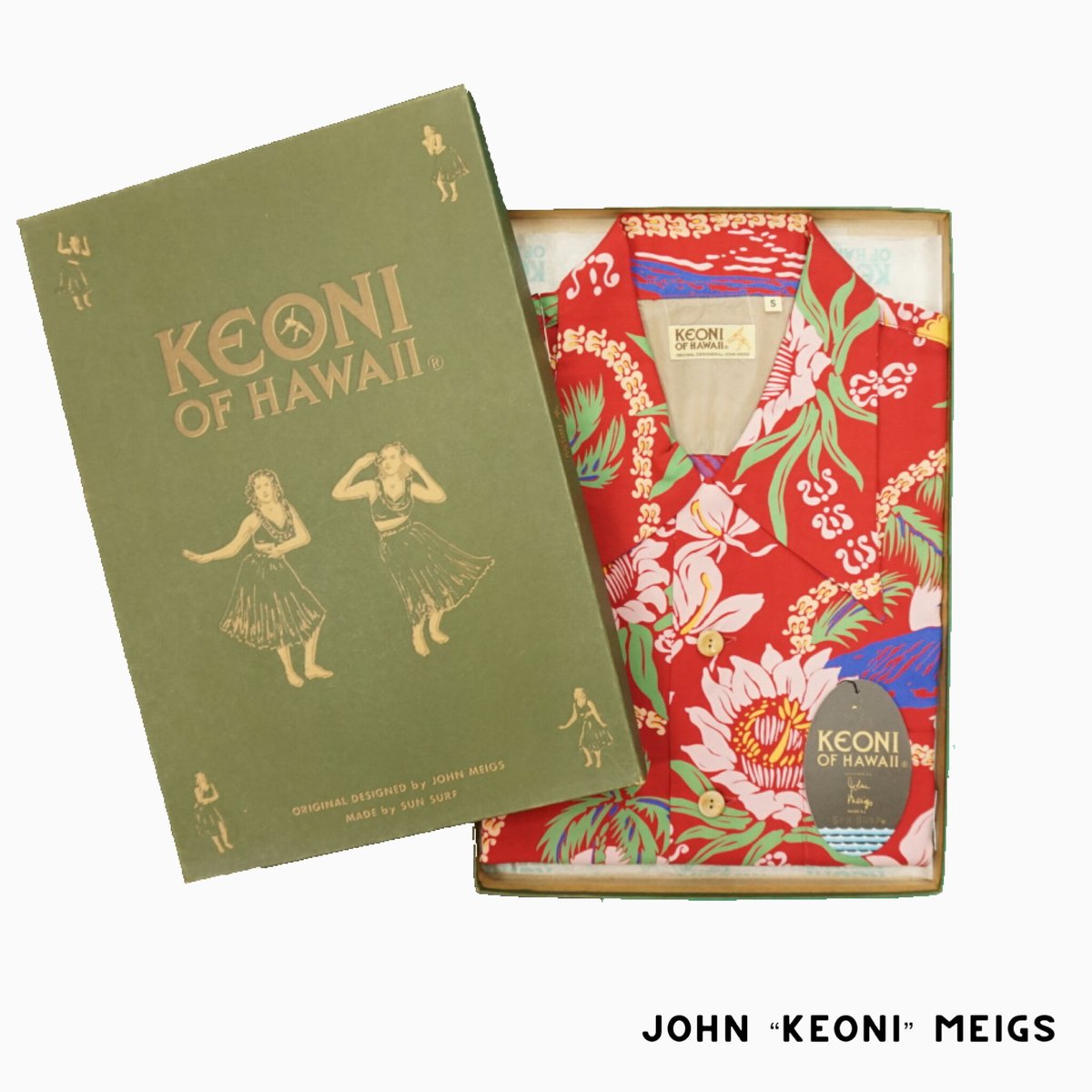 KEONI OF HAWAII “EVENING IN HAWAII” 1998 size S