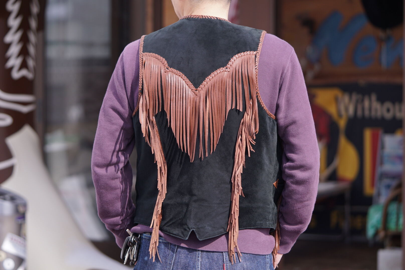 ARTURO Western leather vest | NewDeal