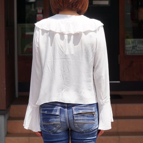 Scully Ruffled Front Blouse