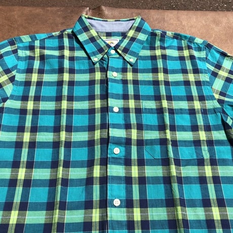 Pendleton S/S Seaside BD shirts (グリーン) size M