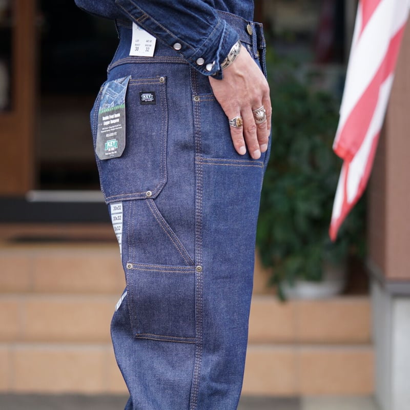 Key Double Front Denim Logger Pants | NewDeal