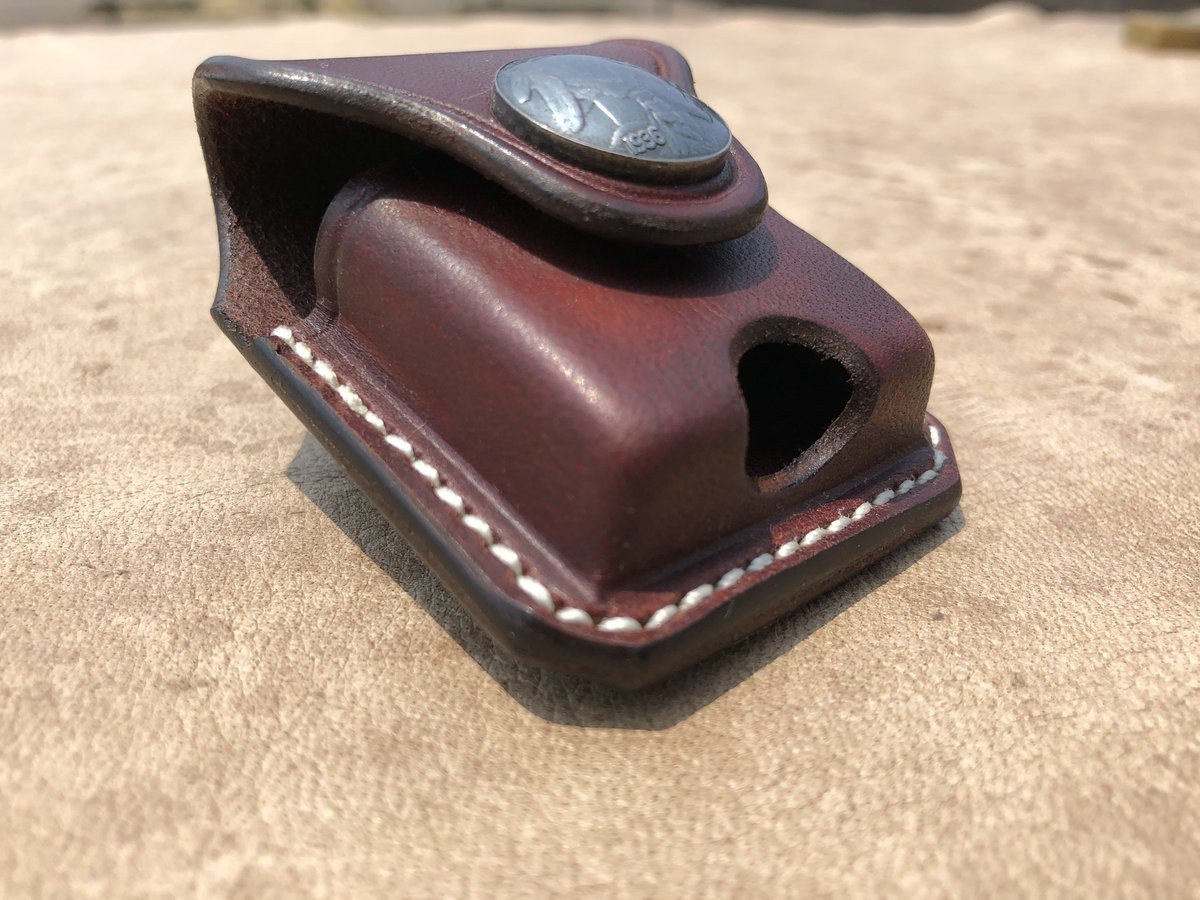 FUNNY ZIPPO Case saddle leather(ブラウン) | NewDeal