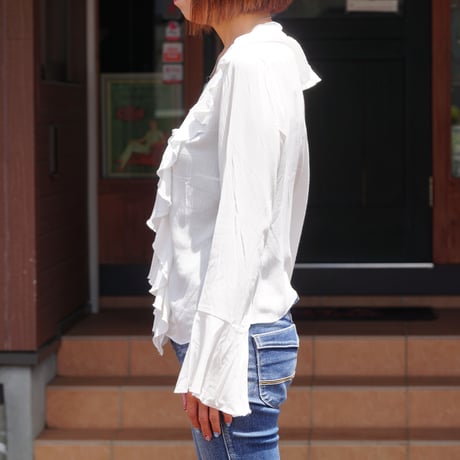 Scully Ruffled Front Blouse