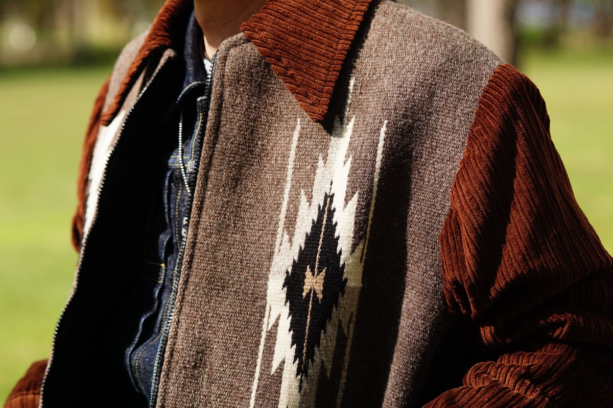 CENTINELA Chimayo Jacket with Corduroy size 40 CENTINELA Chimayo Jacket with Corduroy size 40