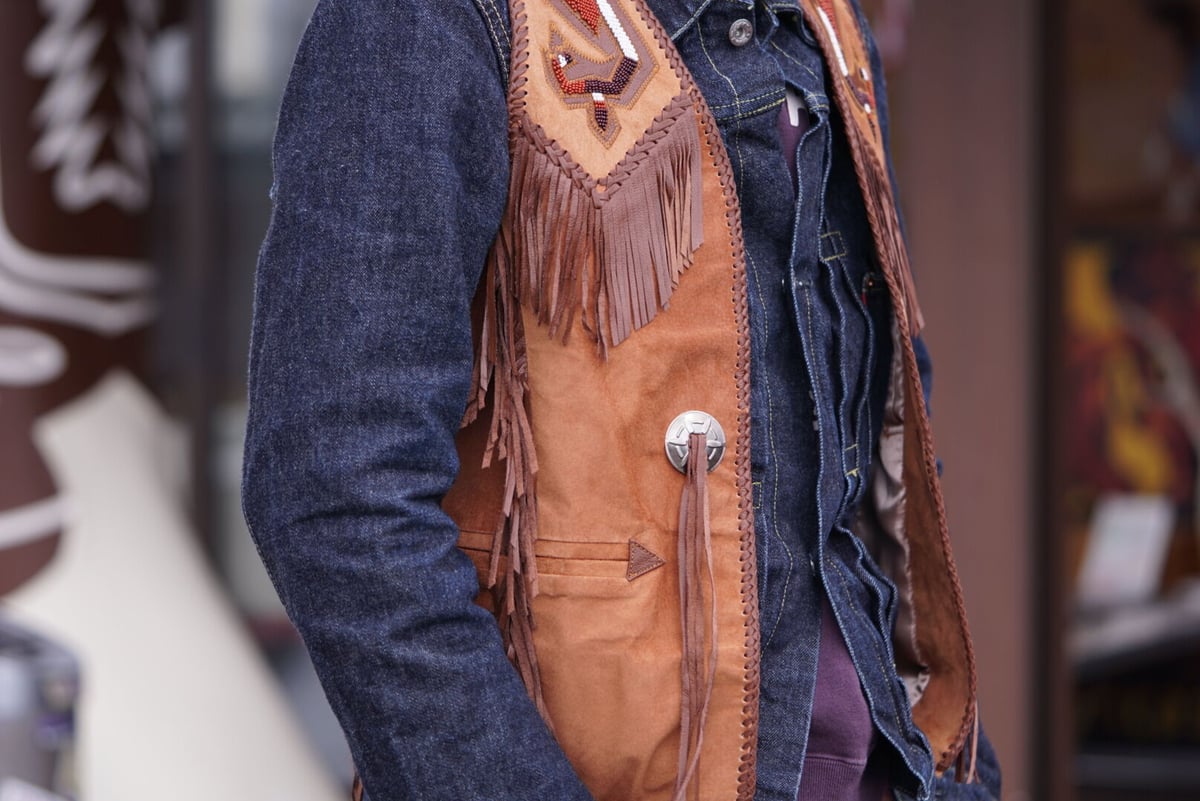 ARTURO Western leather vest | NewDeal ARTURO Western leather vest | NewDeal
