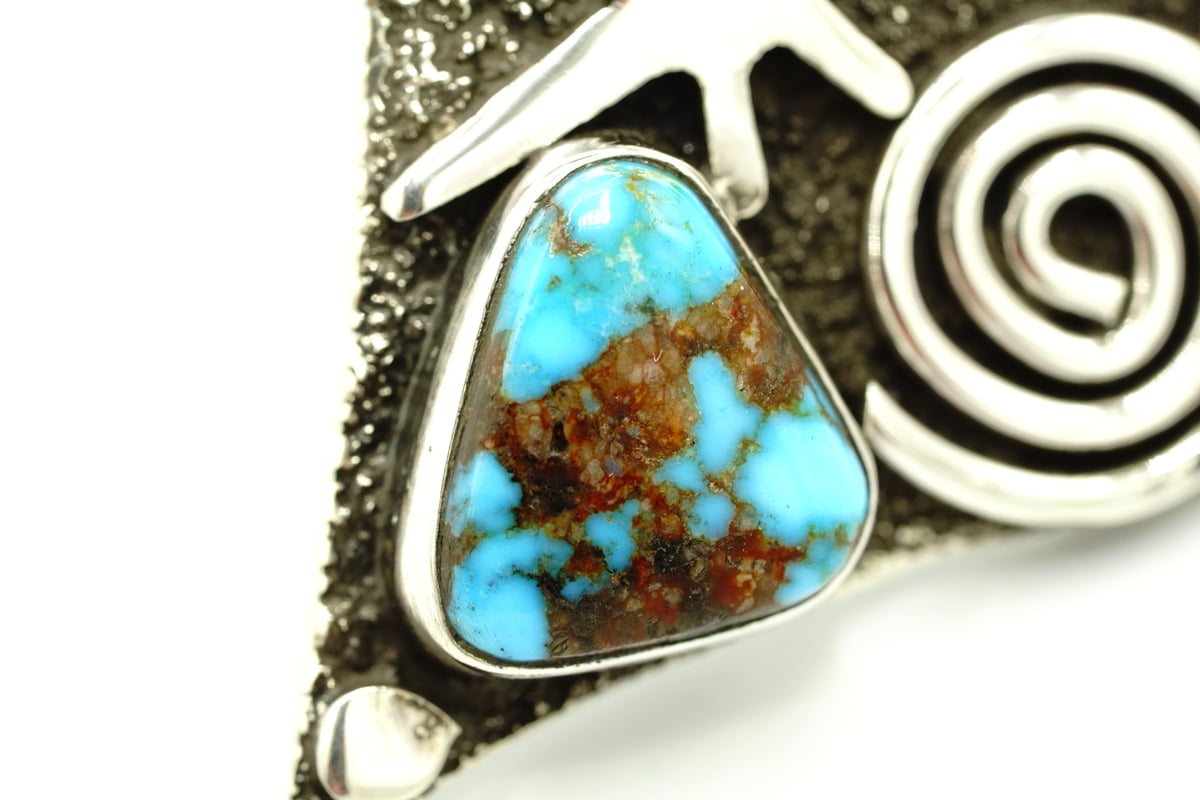 INDIAN JEWELRY ターコイズ ペンダント トップP. Sanchez INDIAN JEWELRY ターコイズ ペンダント トップP. Sanchez INDIAN