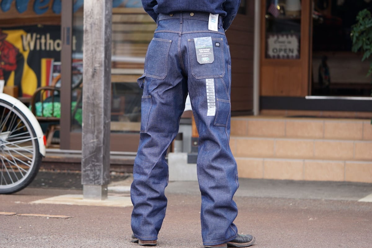 40s logger pants ステンシルロガーパンツ　ワークパンツ　USA製 Key Double Front Denim Logger Pants | NewDeal