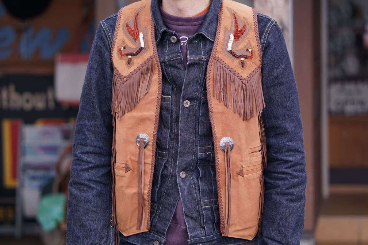 ARTURO Western leather vest | NewDeal
