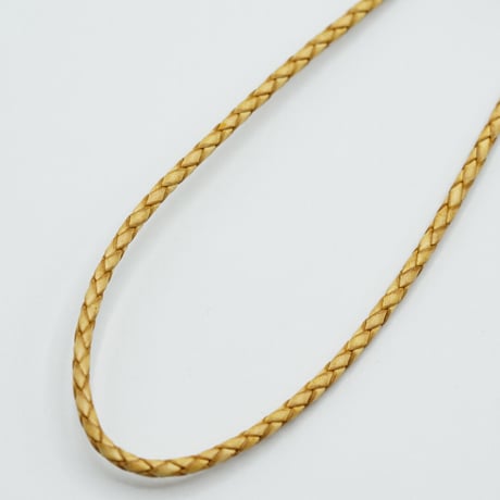 Leather necklace Tan