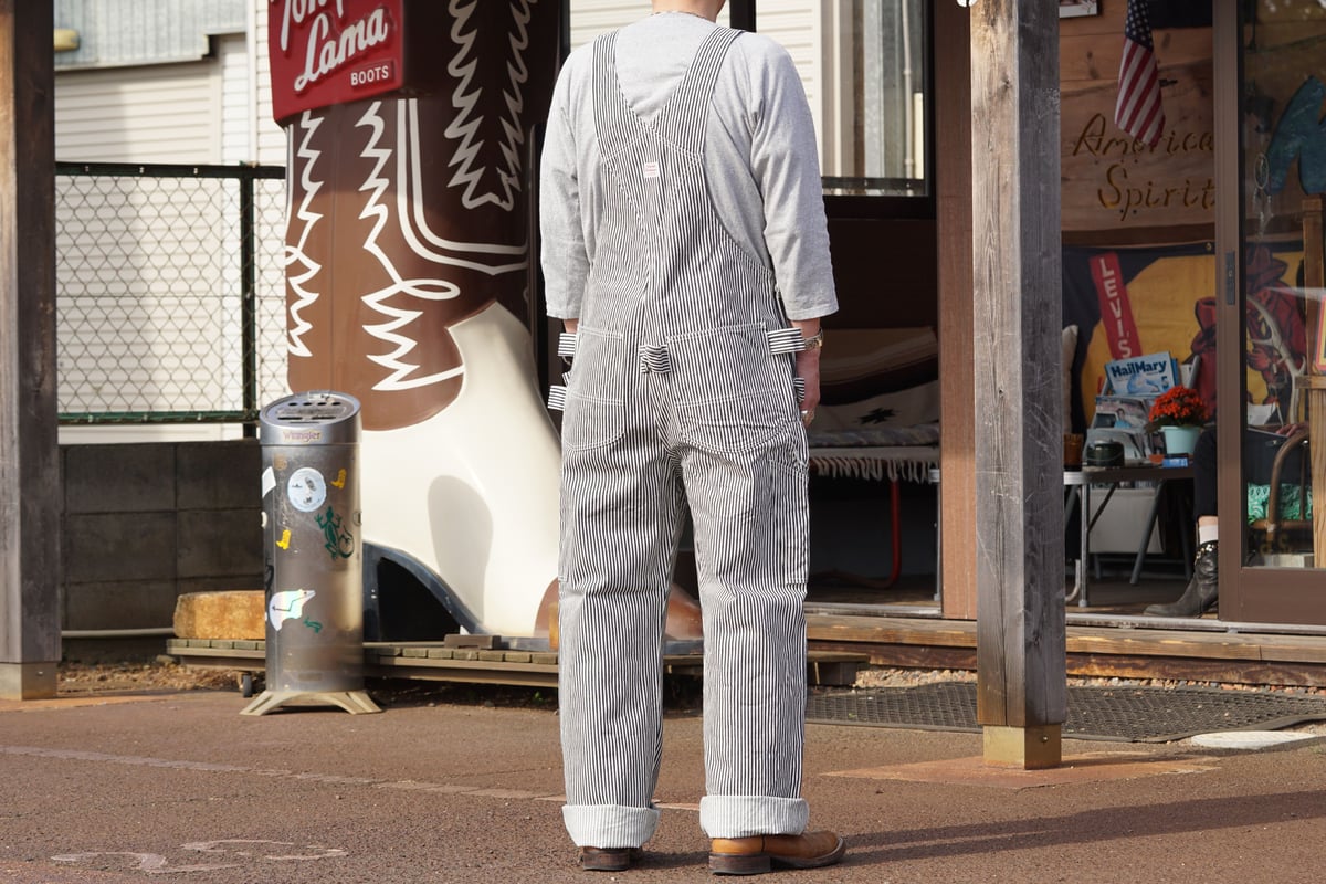 Cushman Double Knee Over All(HICKORY) | NewDeal