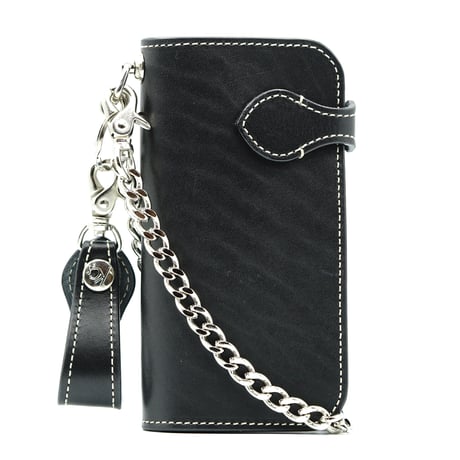 KC,s Riders Wallet Heritage 5 Cent Cowhide Black