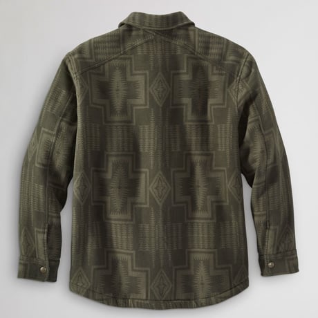 PENDLETON Jacquard Sherpa-Lined Shirt Jacket