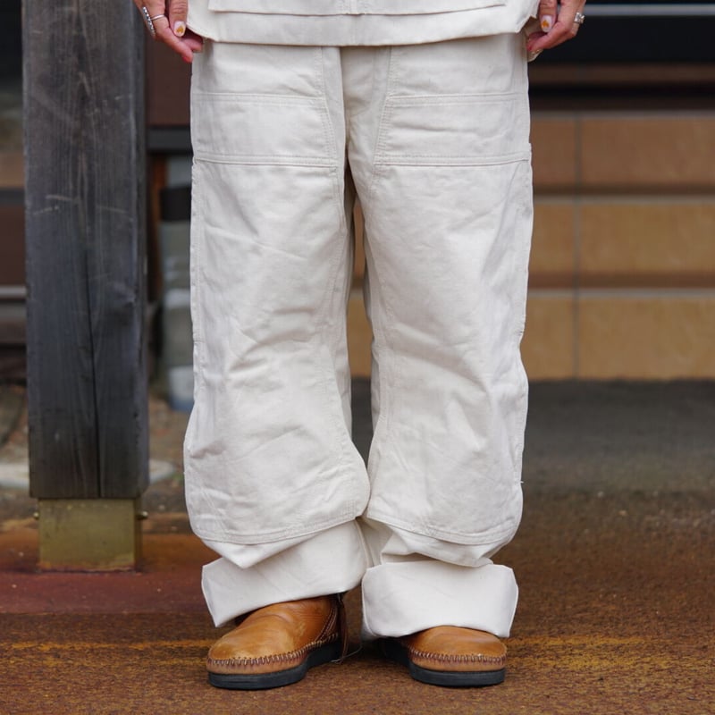 Cushman Double Knee Over All(OFF WHITE DENIM) |