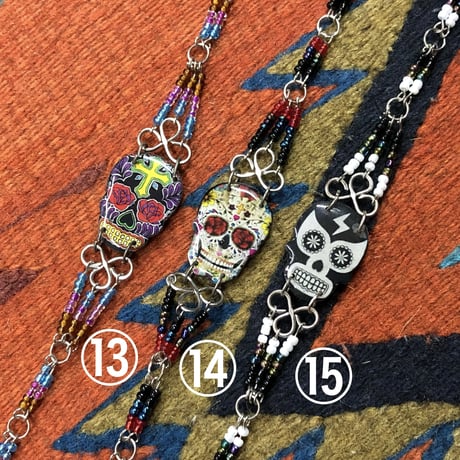 El Paso Skull beads bracelet