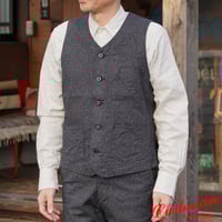 Cushman Black Chambray Vest