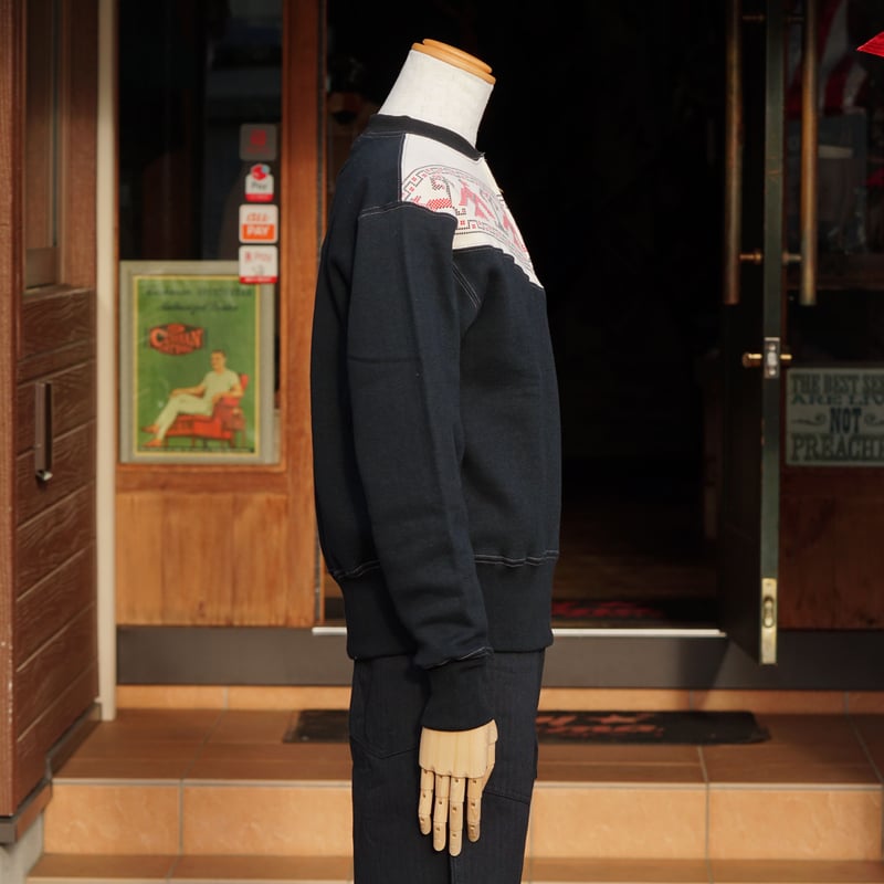 Cushman Thunder Bird Print Half Zip | NewDeal