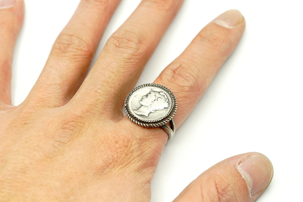 Daime Rind Import Mercury Dime Ring | NewDeal