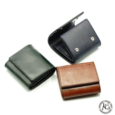 KC,s Billfold Trifold Bridle Leather