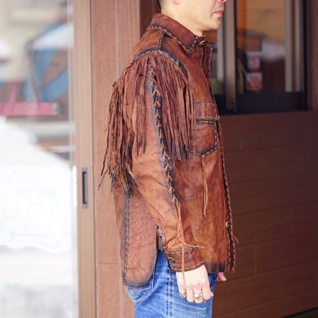 KOBLER LEATHER MEN'S CHIRIKAHUA LEATHER SHIRT