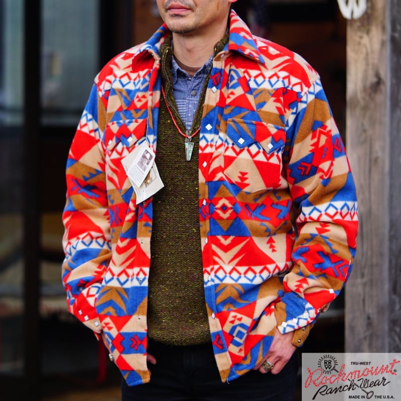 Rockmount Fleece Western Shirts(Red) | NewDeal