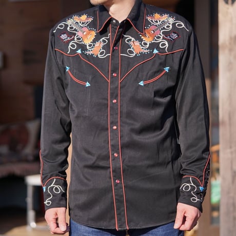 Scully Western  Embroidery L/S Shirts P-842