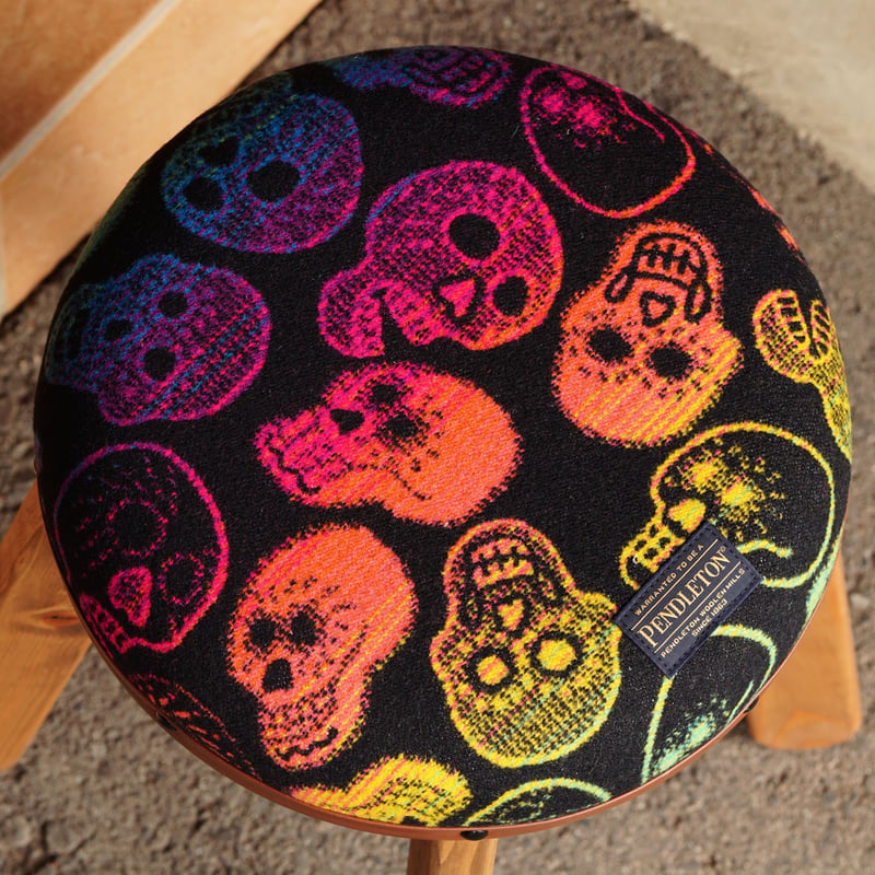 PENDLETON Woody High Stool(Sugar Skulls) | NewDeal