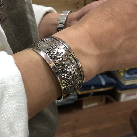 Indian Jewelry HOPI bangle by Watson Honanie