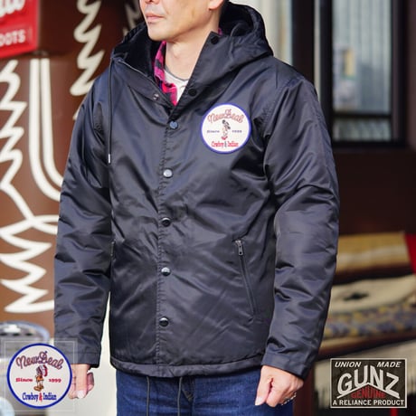 GUNZ×NewDeal Original Boa Coach Jacket(Black)