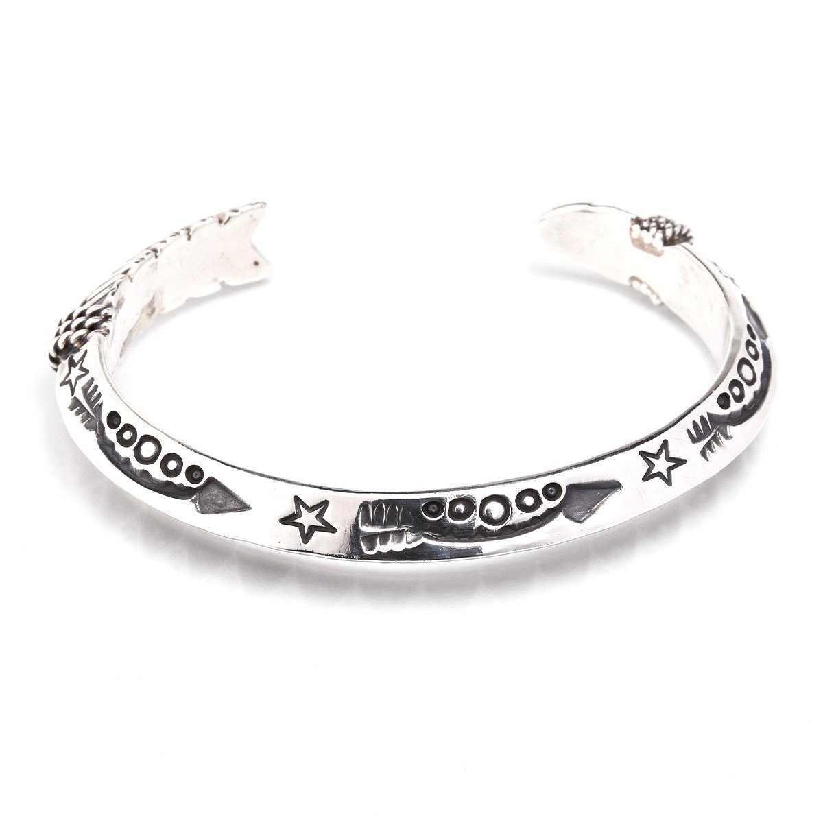 DELAYNE REEVES インディアンジュエリー バングル SLV925 Indian Jewelry NAVAJO Bangle Made by Delayne Re