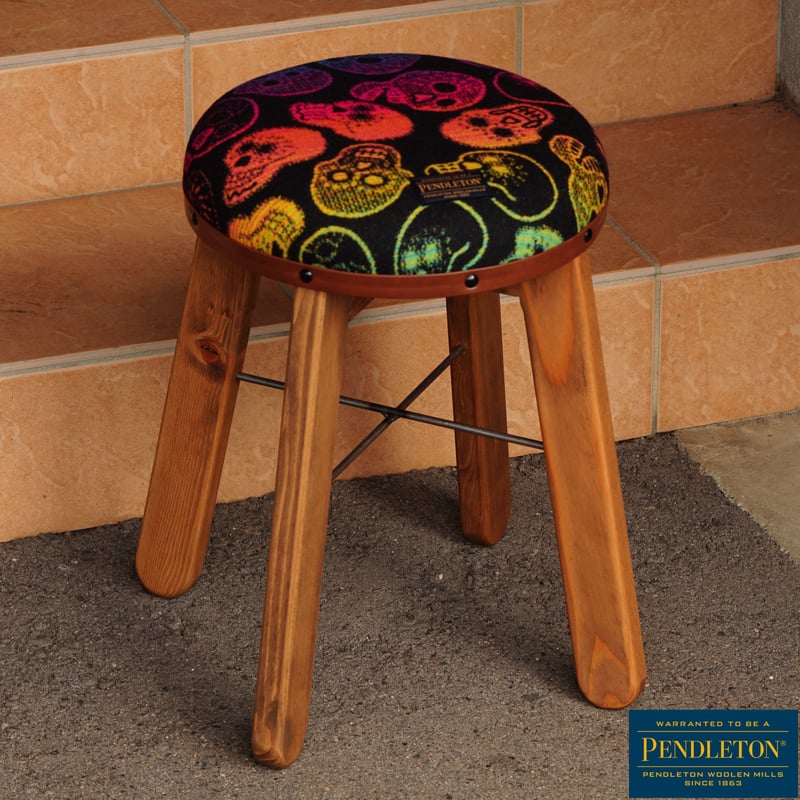 PENDLETON Woody High Stool(Sugar Skulls) | NewDeal