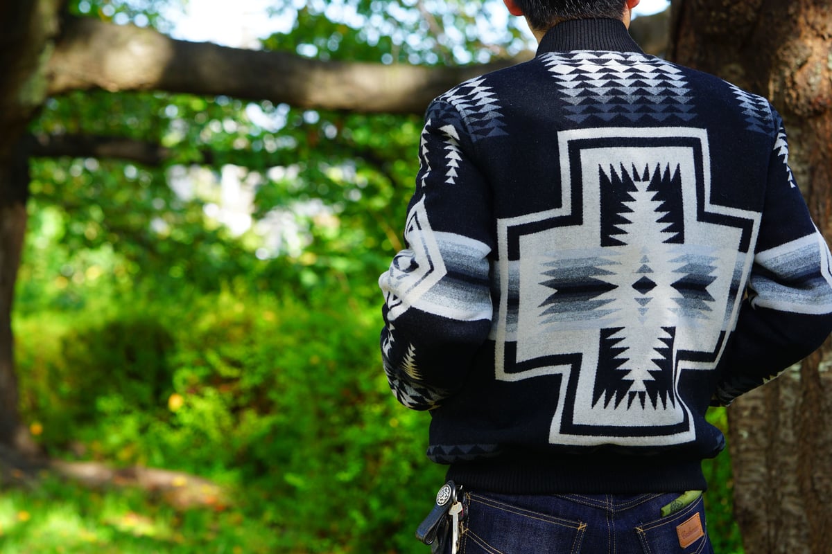 ジャケット・アウター PENDLETON WOOL JACKET View Exclusive Women's Lowell Wool Jacket with a jacquard