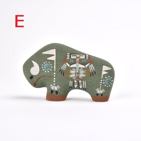 Navajo Sand Painting Buffalo