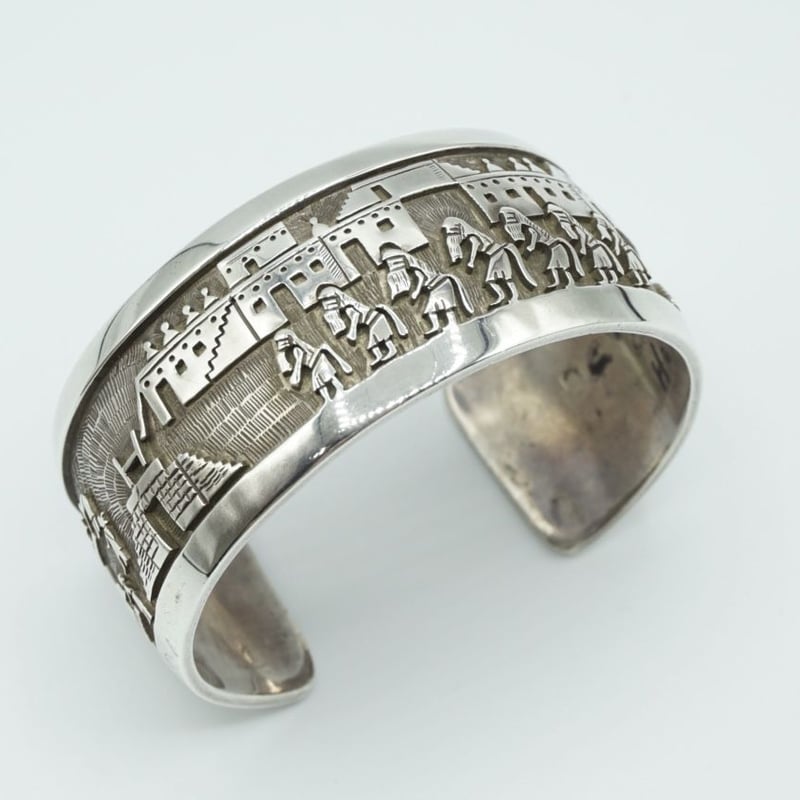 Indian Jewelry HOPI bangle by Watson Honanie |