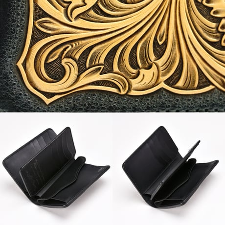 FUNNY SUNSET BILLFOLD Made by Carver Kubo