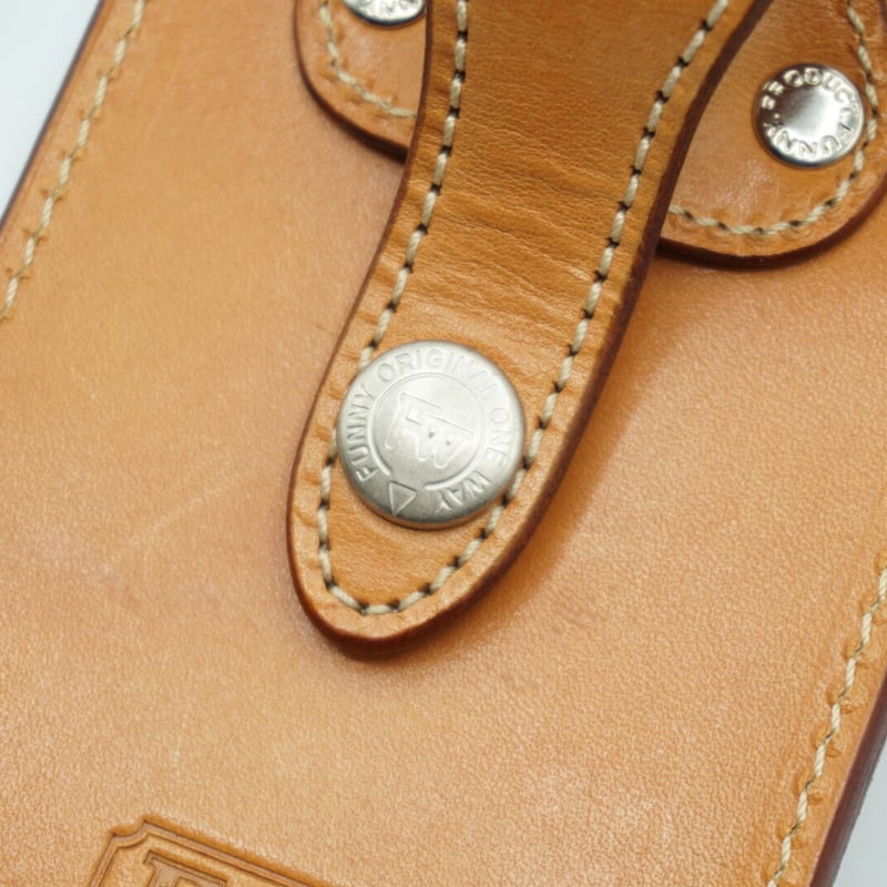 小物 Funny Kubo Takahiro Kubo FUNNY Hand phone case cordovan by Kubo Takahiro