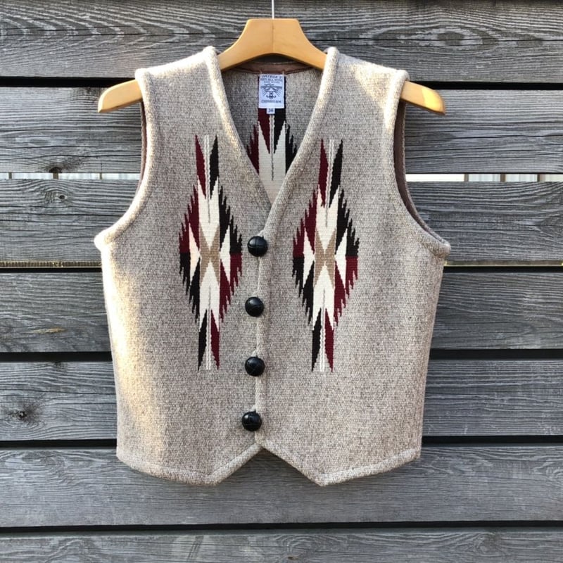 ORTEGA'S CHIMAYO vest (36.オートミール) | NewDeal ORTEGA'S CHIMAYO vest (36.オートミール) | NewDeal