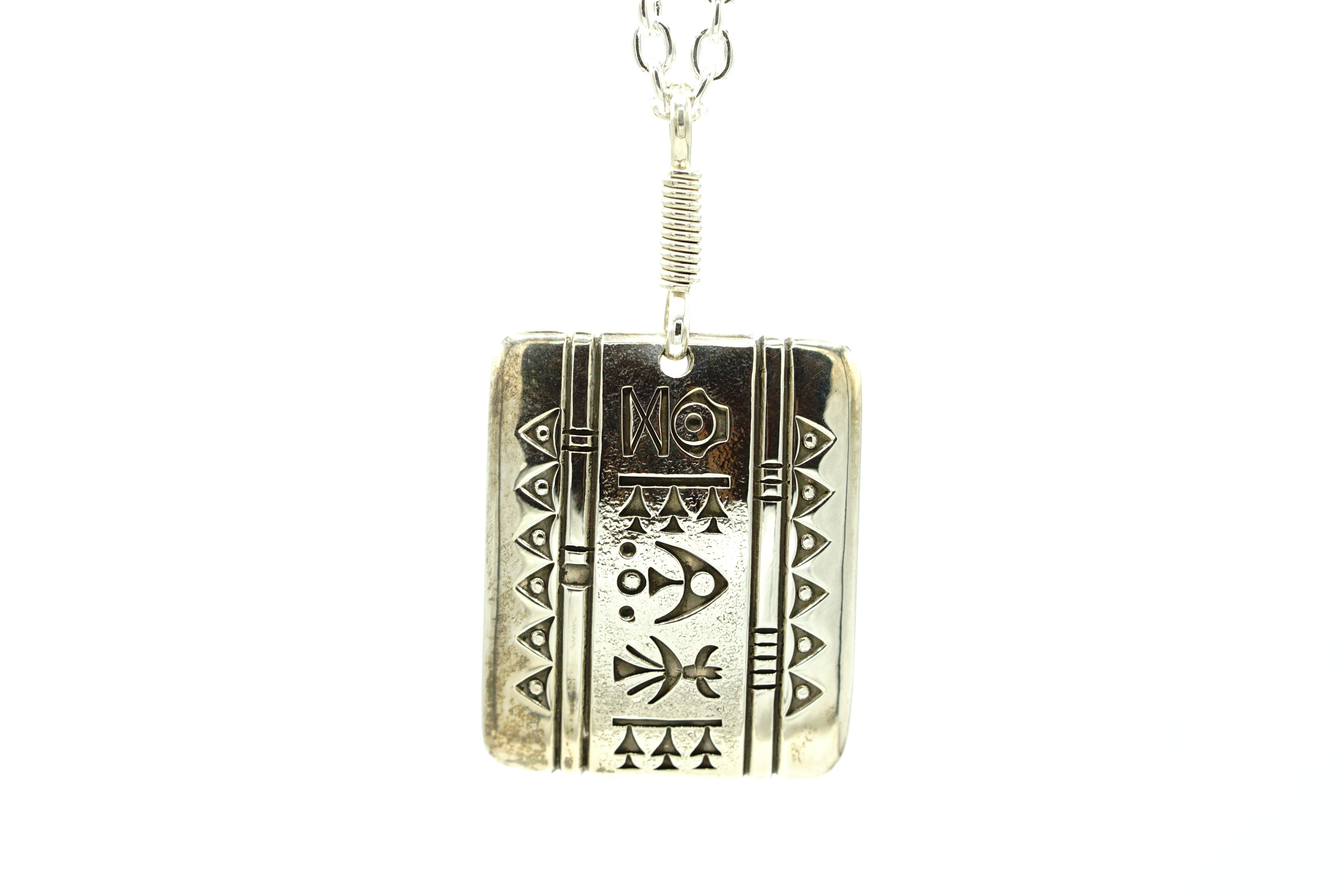 Indian Jewelry Top by Norbert Peshlakai(HIEROGL