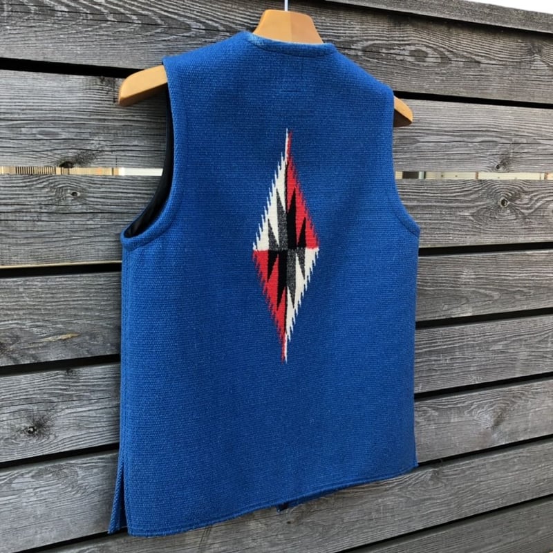 ORTEGA'S CHIMAYO vest with pocket(34.ターコイズ) | N
