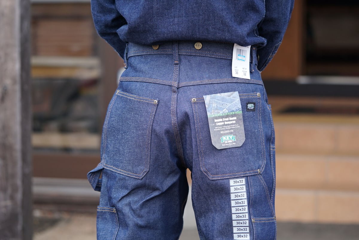 Key Double Front Denim Logger Pants | NewDeal