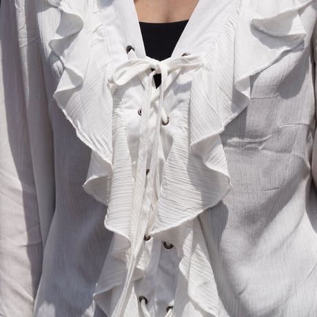 Scully Ruffled Front Blouse