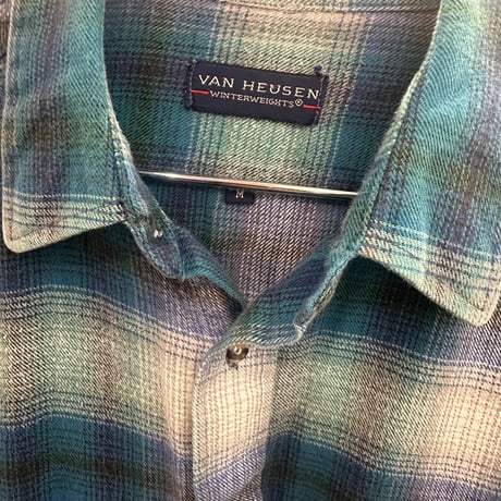VAN HEUSEN ombre check shirt