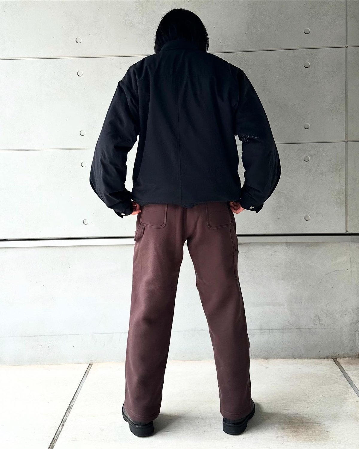 THE ANTHOLOGY Double Pocket pantsブラック L